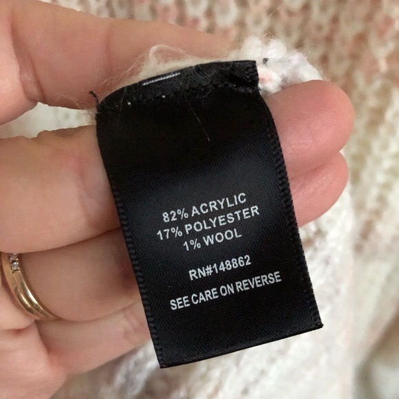 Torrid Cozy Wool Duster Cardigan in Multi Pink | 6X - Picture 5 of 5